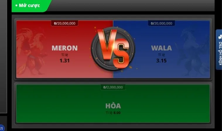 Bí Quyết Chơi Đá Gà WS168 Tại 58Win Luôn Thắng Lớn 2 Giao diện cá cược Đá Gà WS168 Tại 58Win