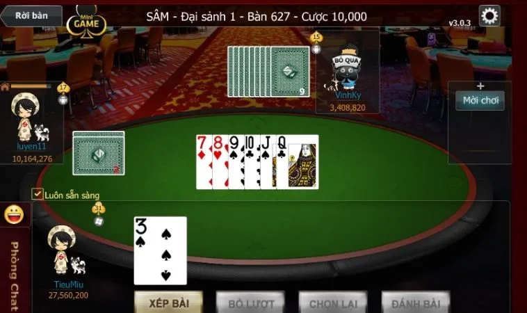 Bỏ Túi Ngay Cách Chơi Sâm Lốc 58Win Đánh Bại Mọi Đối Thủ 2 Bàn chơi Sâm Lốc 58Win