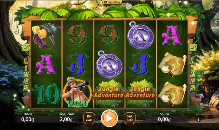 Chinh Phục Nổ Hũ Rừng Xanh 58Win Săn Thưởng Cùng Muông Thú 2 Giao diện chơi Nổ Hũ Rừng Xanh 58Win